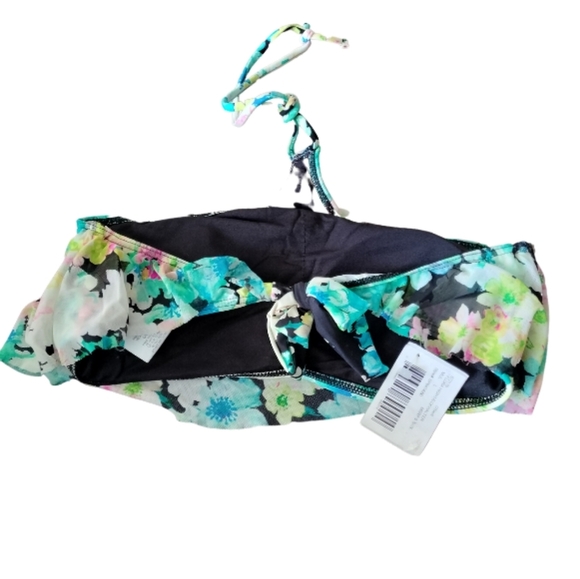 O'Neill Flora High Neck Halter Bikini Top, Multi, Large - Picture 4 of 8